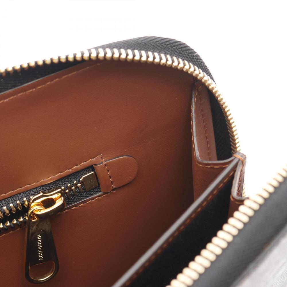 Burberry TB Monogram Shoulder Bag Canvas Leather Beige Brown - Picture 9 of 9